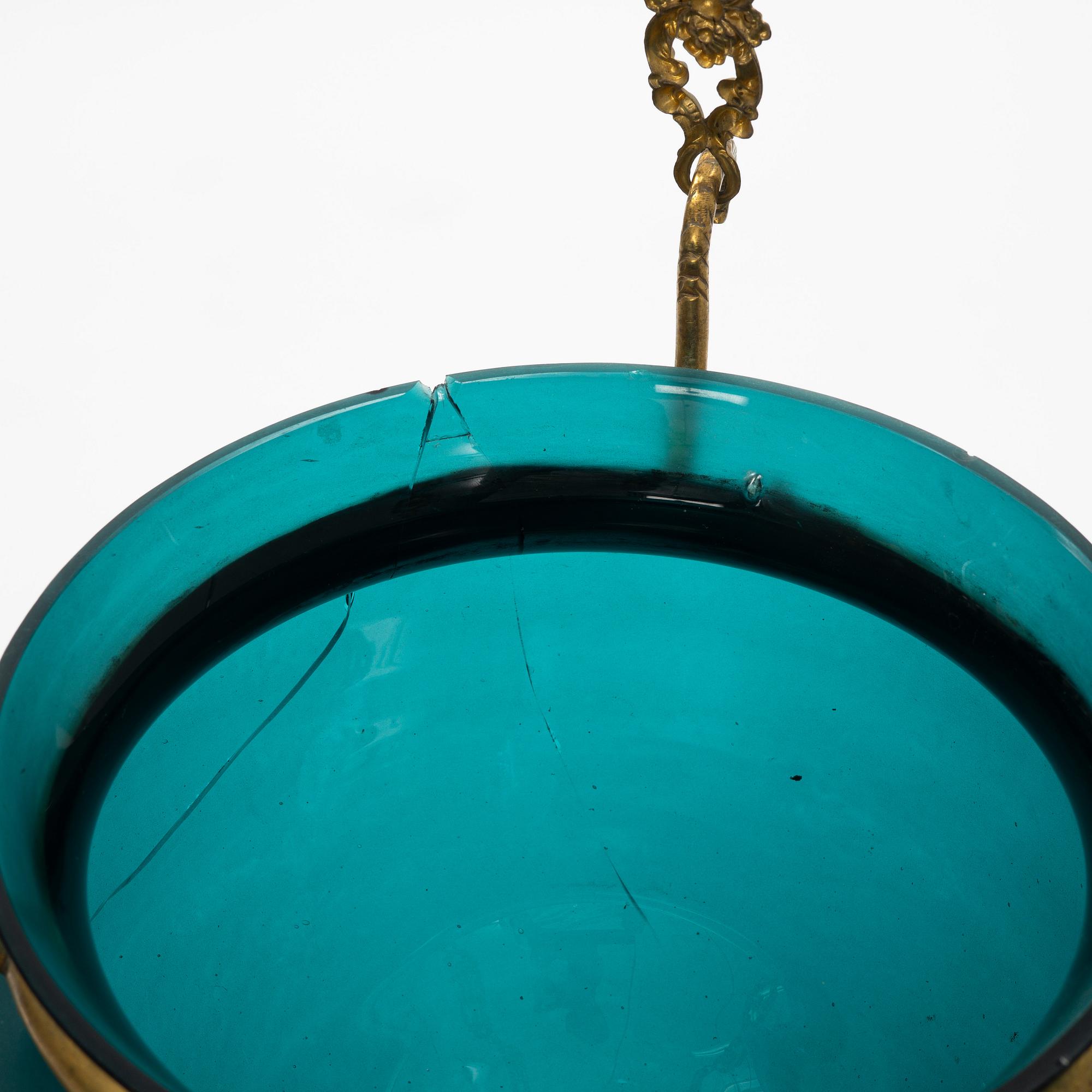 Ceiling lamp, second half of the 19th century.