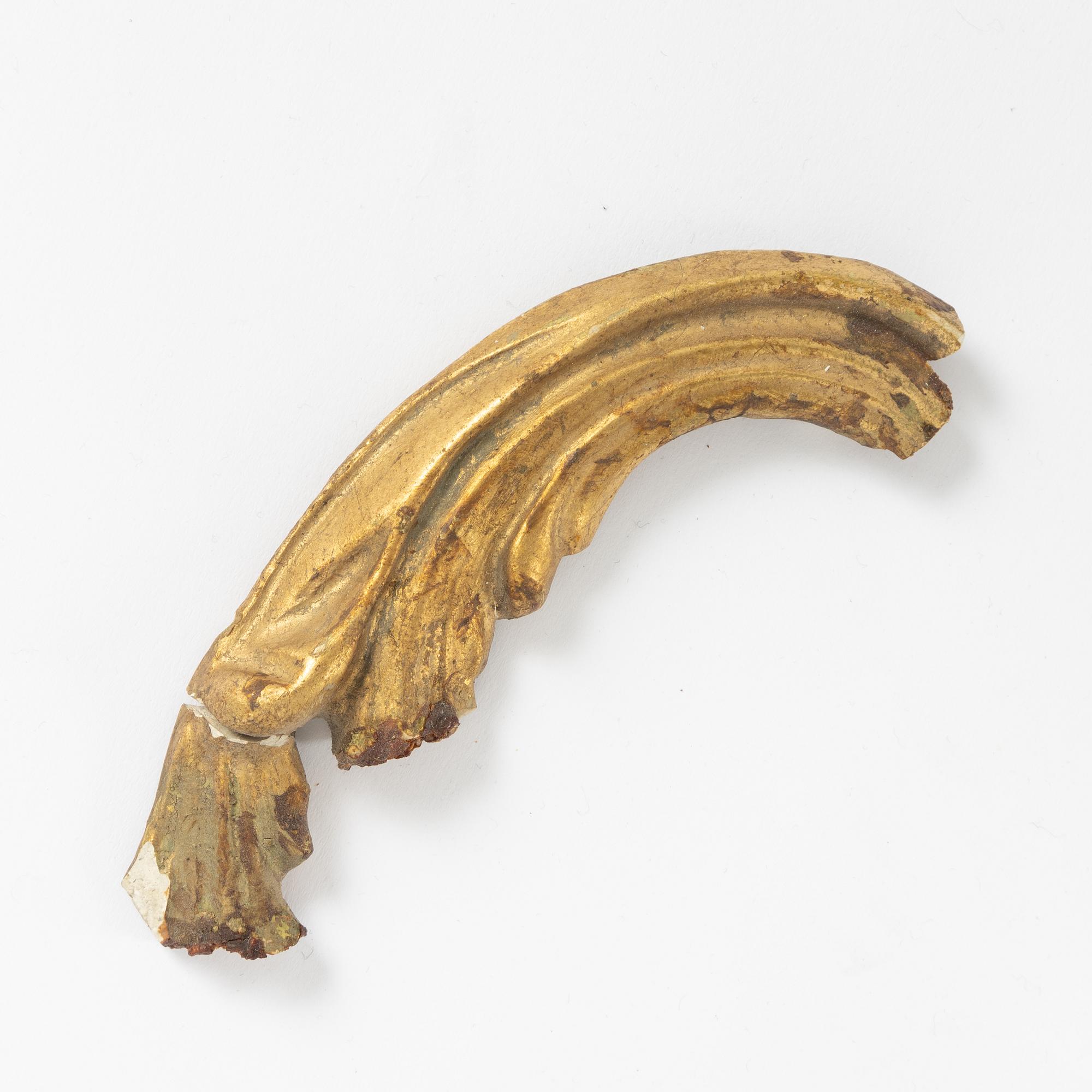 Spegel och konsolbord, rokokostil 1800-tal.