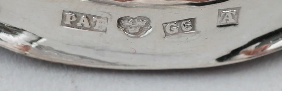 LJUSSTAKAR, 1 par, silver, Gävle 1885.