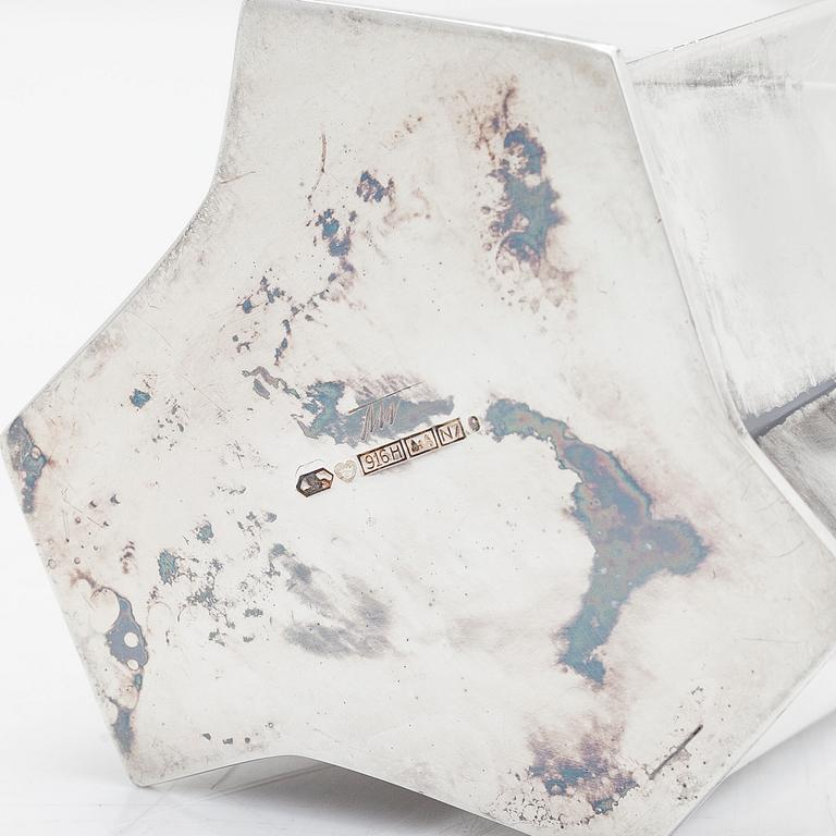 Tapio Wirkkala, vas, silver, "TW6-4", Kultakeskus, Tavastehus 1966.