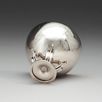 GUSTAV PEDERSEN, skål, Firma Georg Jensen, Köpenhamn 1933-44, sterling.