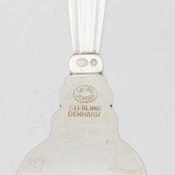 Johan Rohde, a sterling silver cutlery set, 'Konge/Acorn', Georg Jensen, Denmark, after 1945 (63 pieces).