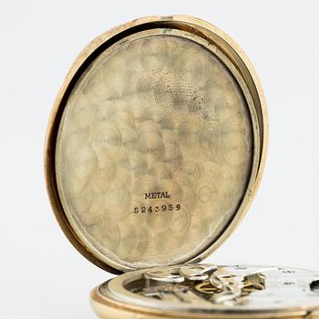 Longines, pocket watch, 14K gold, 48 mm.