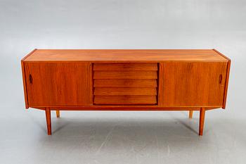 Nils Jonsson, a trio teak sideboard from Troeds later part of the 20th century.
