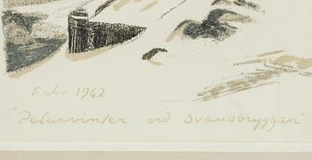 Roland Svensson, "Pelarvinter vid Svansbryggan".