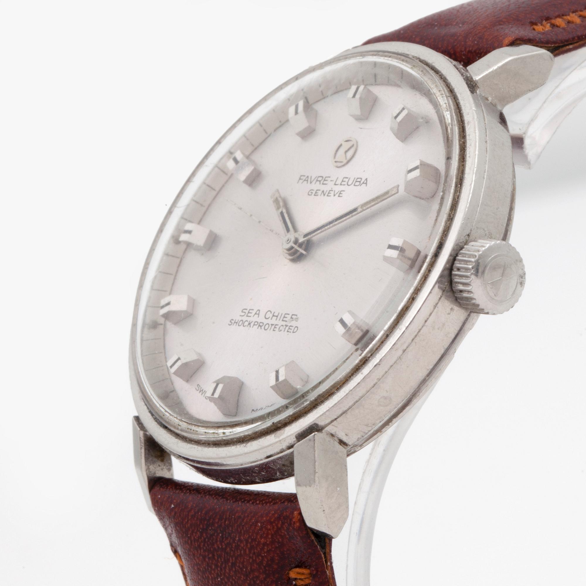 FAVRE-LEUBA, Sea Chief, armbandsur, 35 mm,