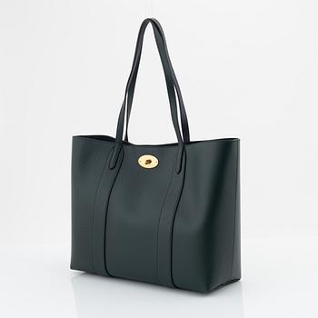 Mulberry, 'Bayswater Tote' in Green Small Classic Grain.