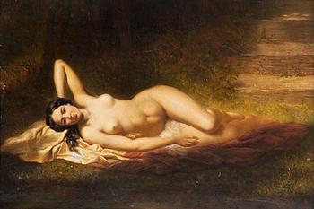 Anthony Serres, RECLINING NUDE.