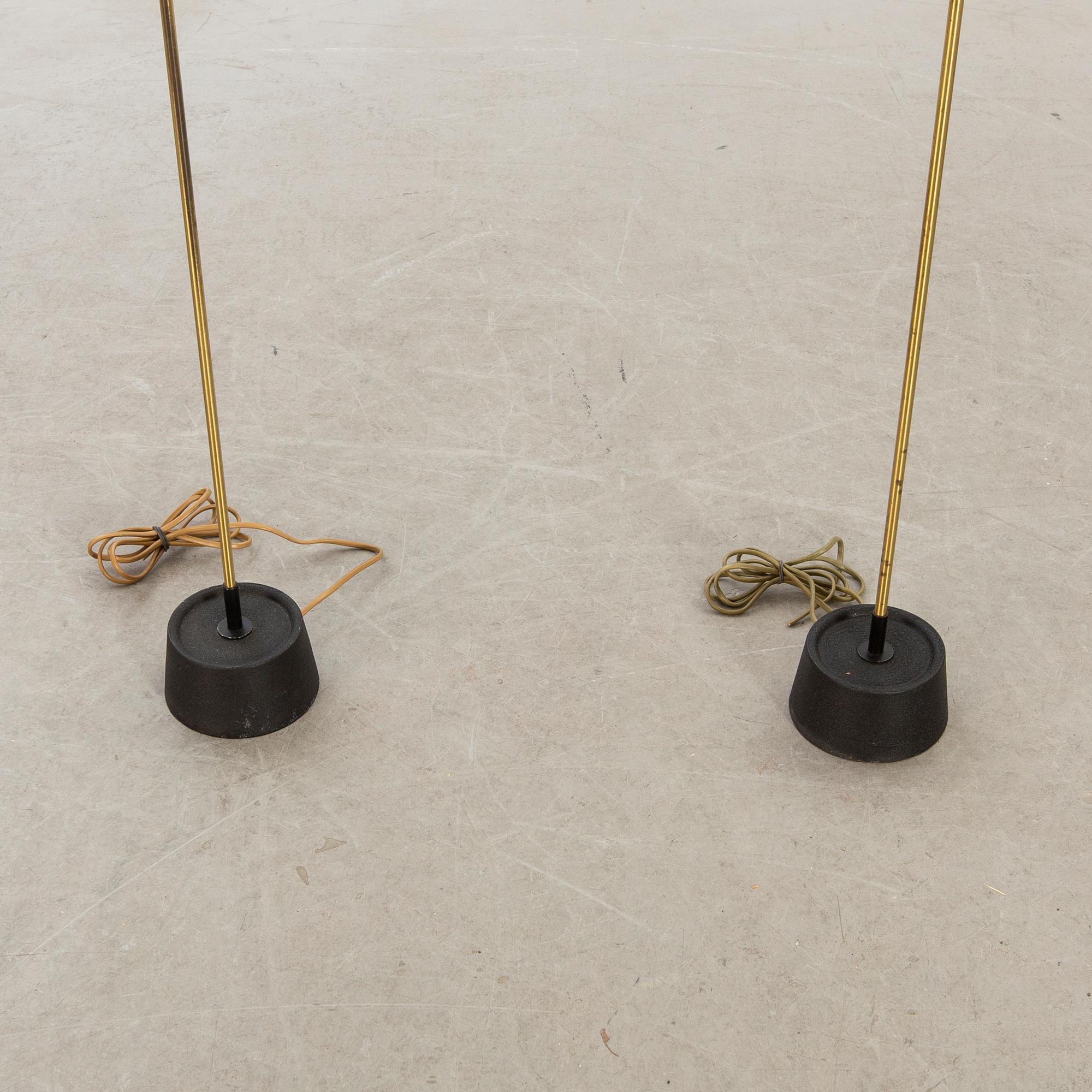Floor lamps, Luco, 2 pcs second half of the 20th century.