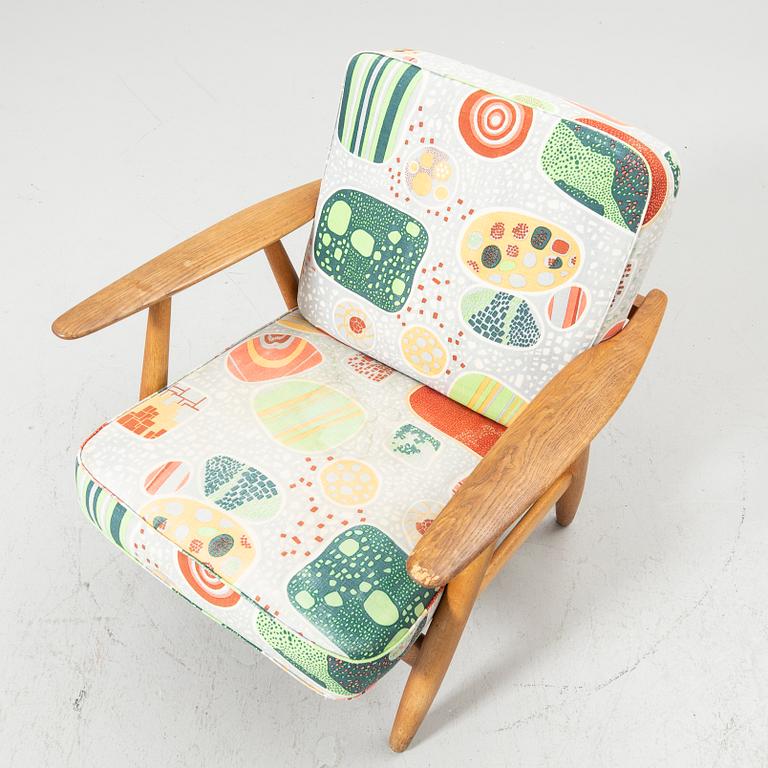 Hans J. Wegner, Armchair, "GE-240/Cigarren", Getama, Gedsted, Denmark, 1960s.
