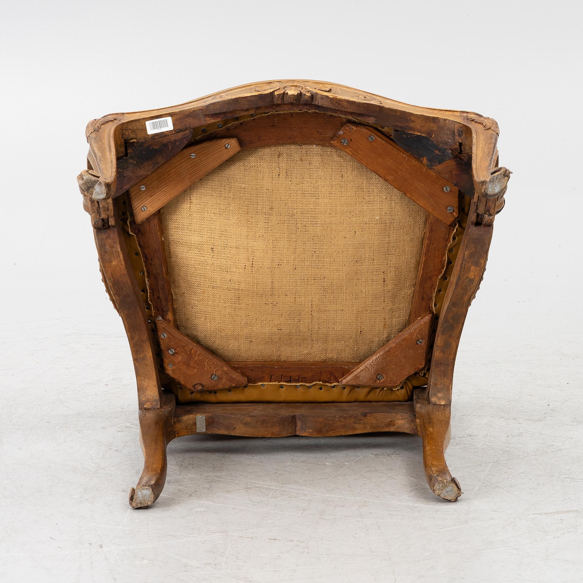 Armchair, Louis XV, 18th century.