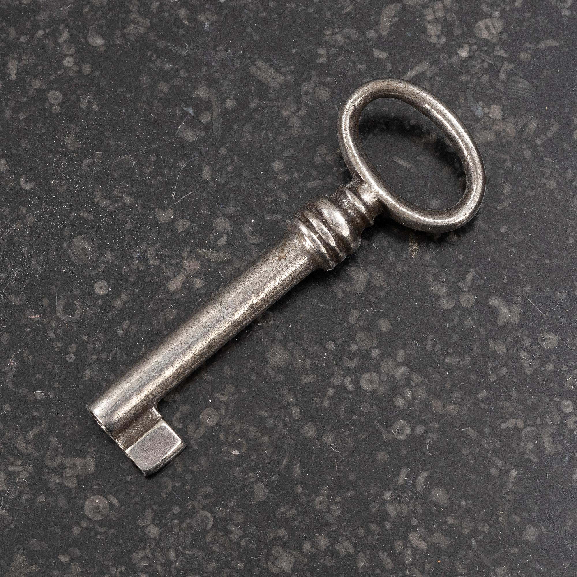 Bedside table, late Empire, mid-19th century.