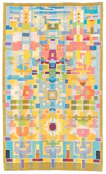 419. Agda Österberg, vävd tapet,  slätväv, "AÖ-teknik", ca 232 x 140 cm, signerad AÖ.
