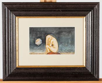 AARNO KARIMO, gouache, signerad.