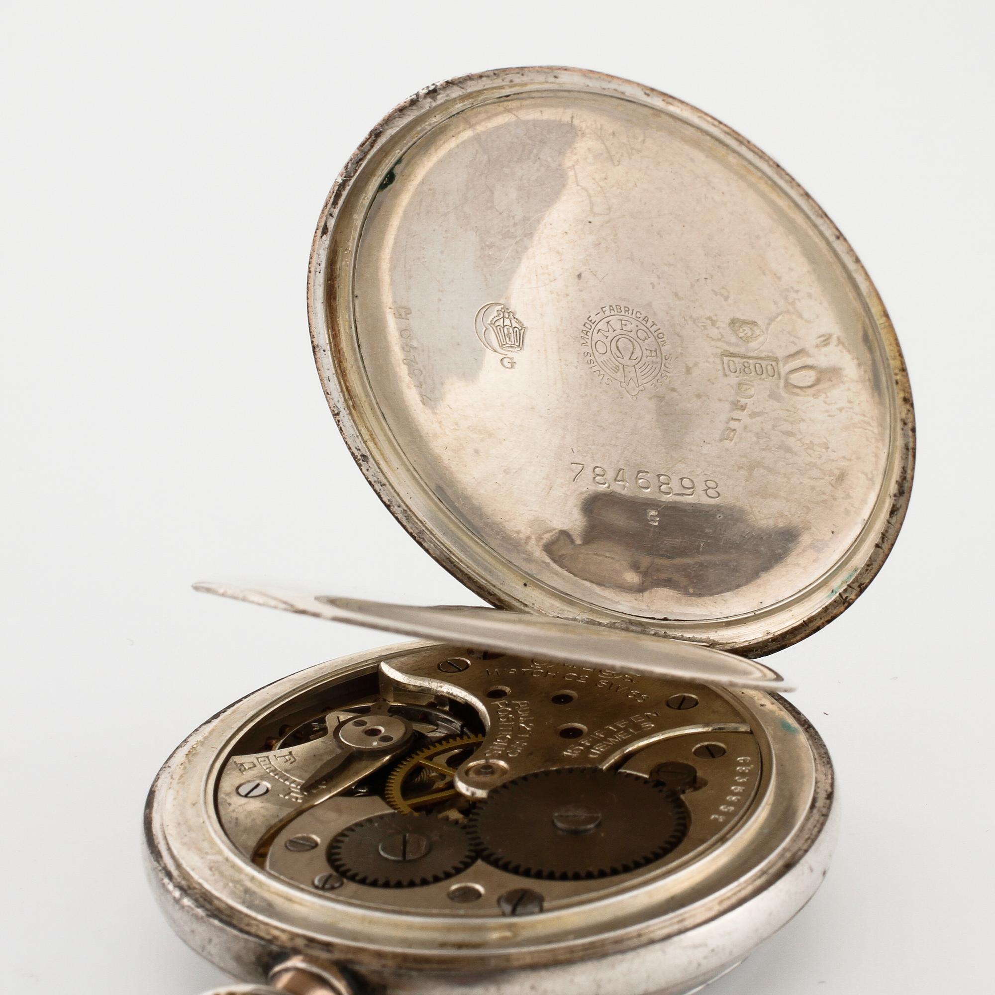 OMEGA, pocketwatch, 49,5 mm.