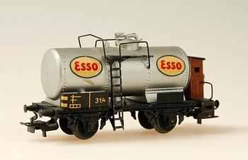 TANKVAGN, Märklin, Esso, 314, H0.