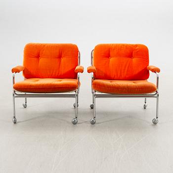 Fåtöljer, ett par, sent 1900-tal.