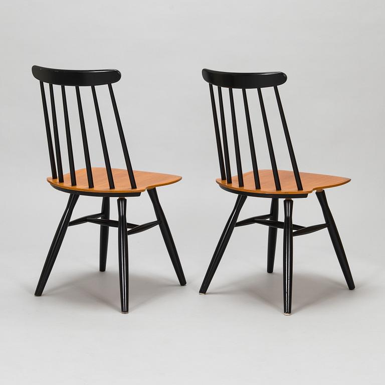 Ilmari Tapiovaara, four mid-20th century 'Pelimanni' chairs for Asko.