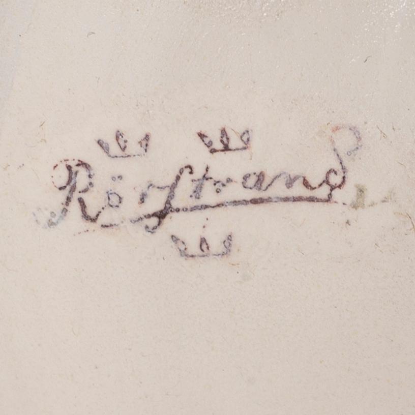 A Rörstrand majolica urn around 1900.