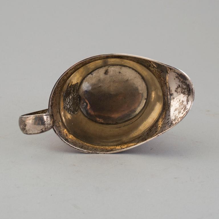 A silver creamer,  Pehr Abraham Taxberg, Sundsvall 1837.