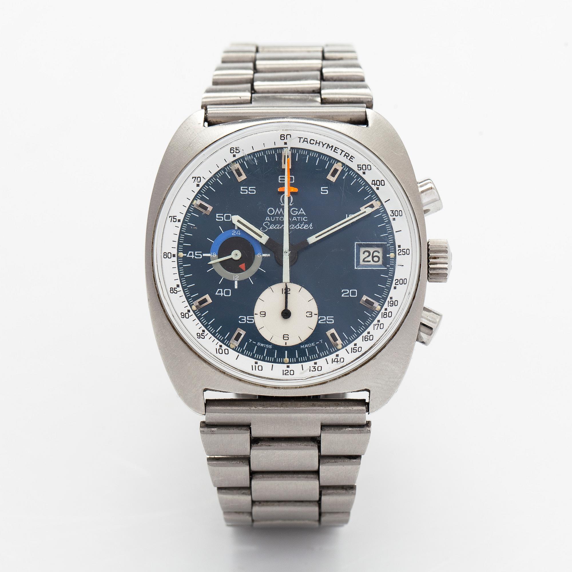 Omega, Seamaster, kronograf, armbandsur, 38,5 mm.