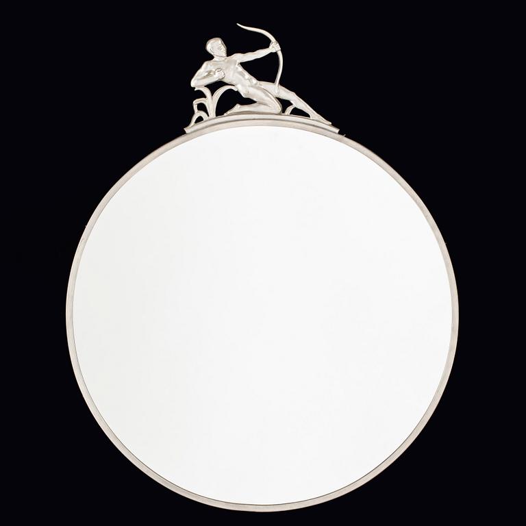 SPEGEL, tenn, art déco, C.G. Hallberg, 1920/30-tal.