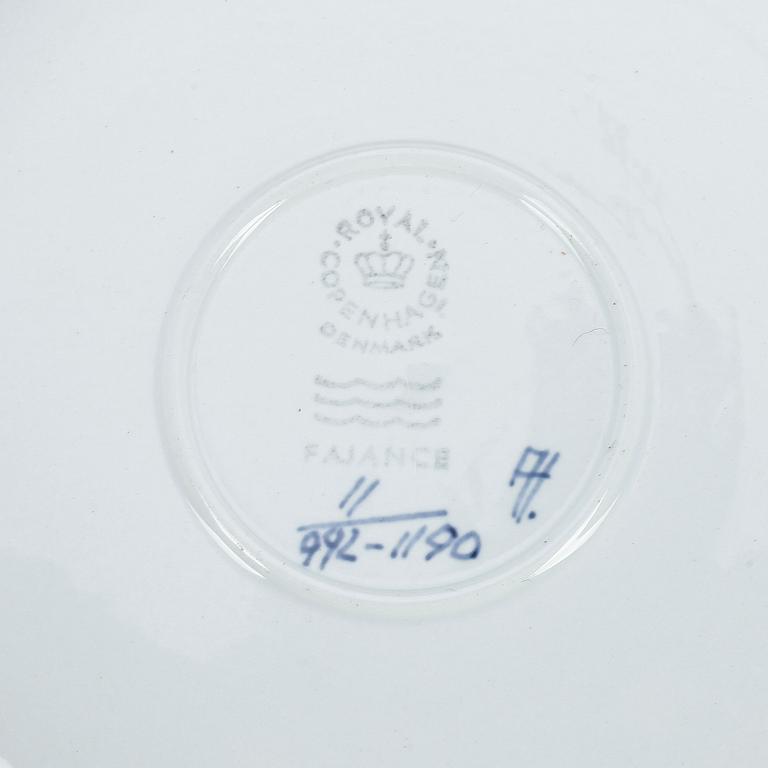 SERVISDELAR, 22 delar, fajans,"Tranquebar", Royal Copenhagen, 1900-tal.