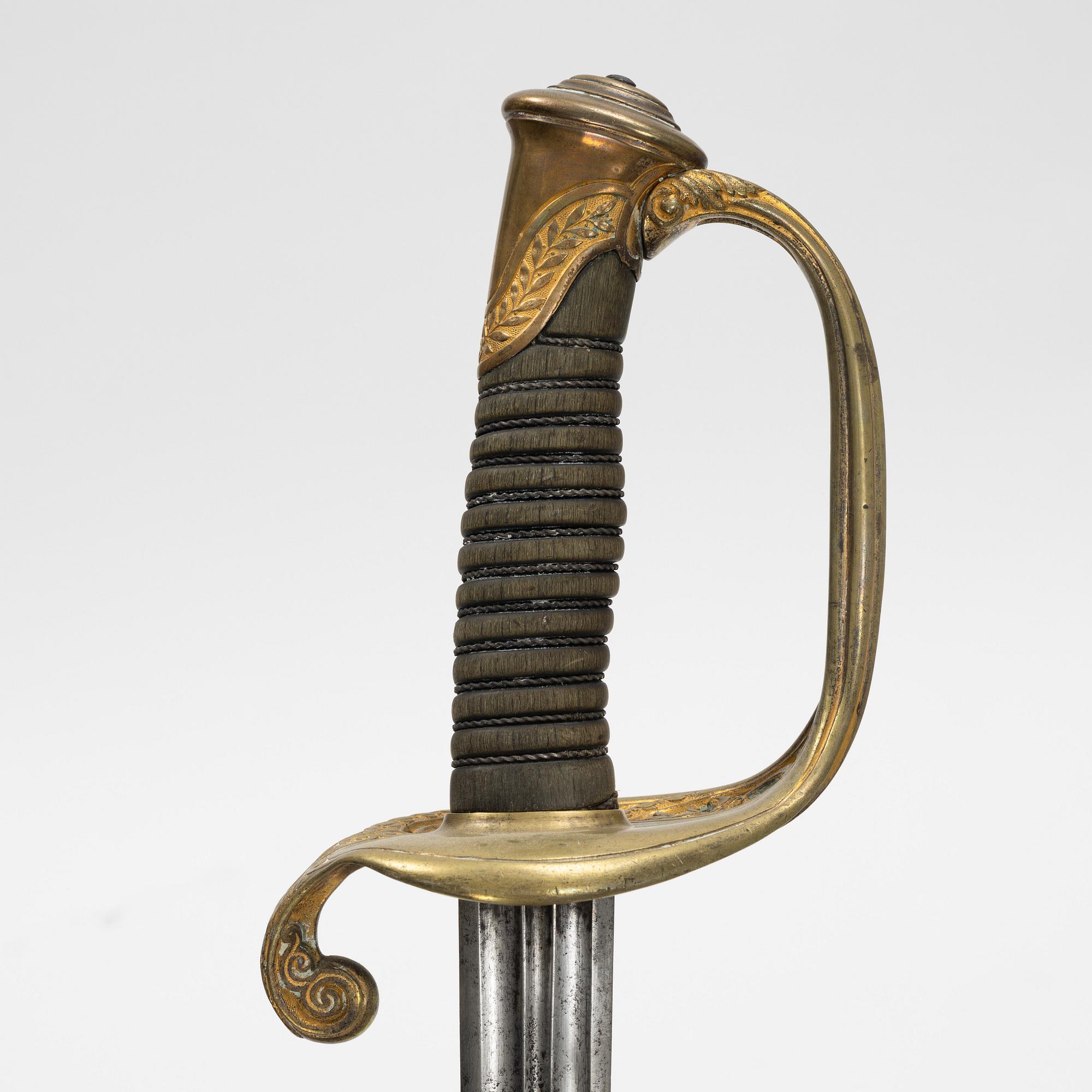 Two 19th Century sabres, Fraench and British.