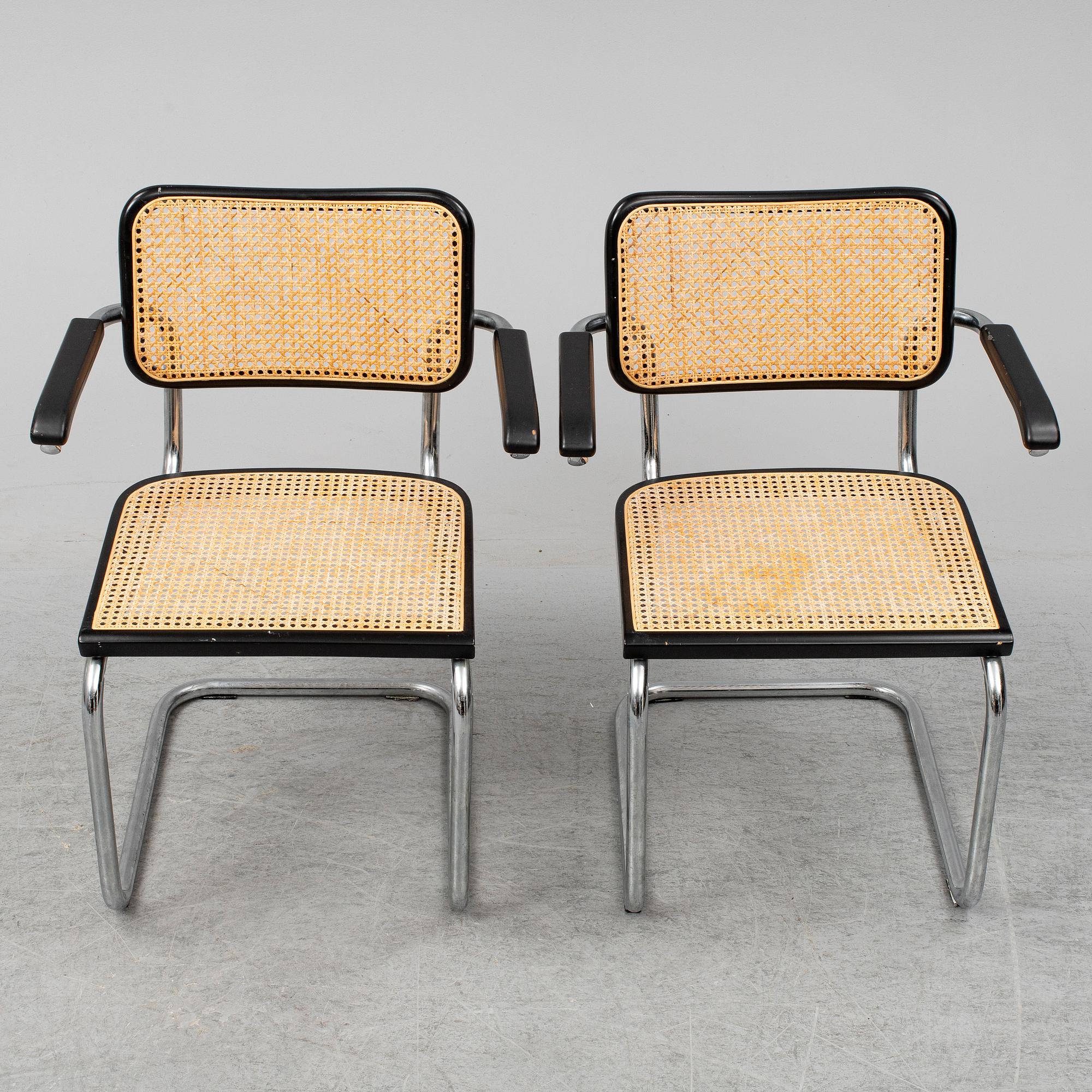 KARMSTOLAR, 6 st, Thonet, sent 1900-tal.