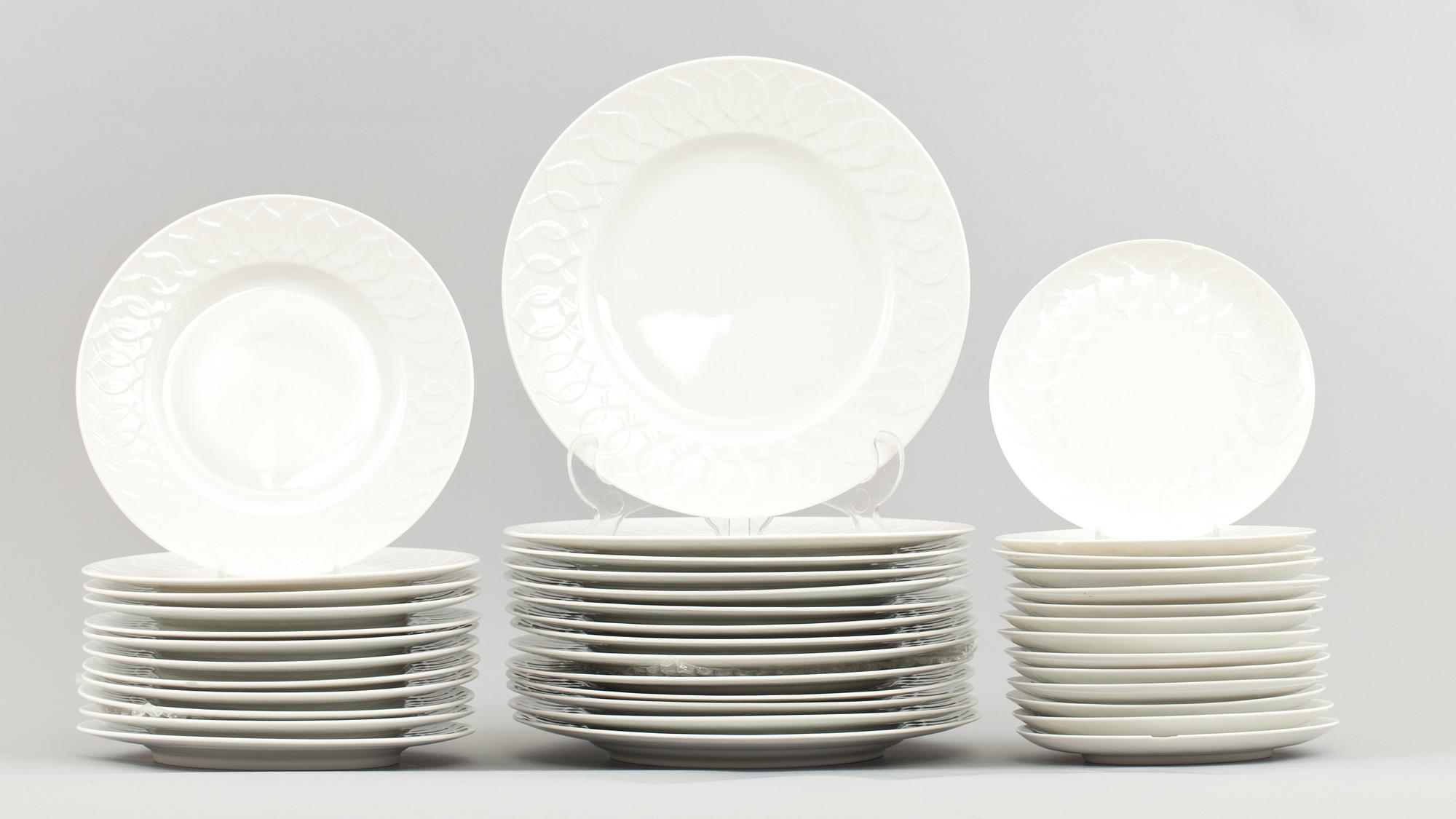 MAT/KAFFESERVIS, porslin, 61 delar, Trol Björn Winbladh, Studioline, Rosenthal. 1900-talets andra hälft.