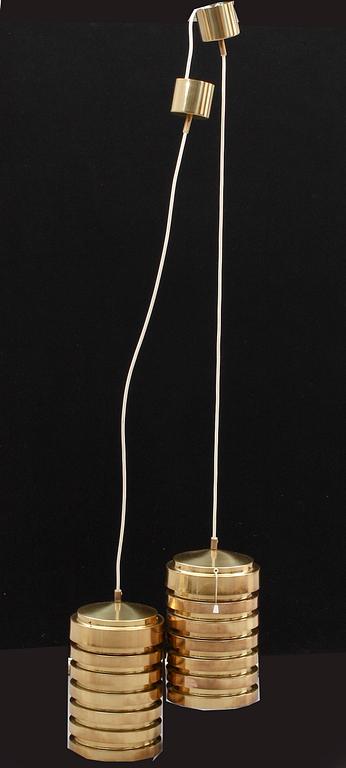 TAKLAMPOR, ett par, Hans-Agne Jakobsson. 1970-tal. H 32.