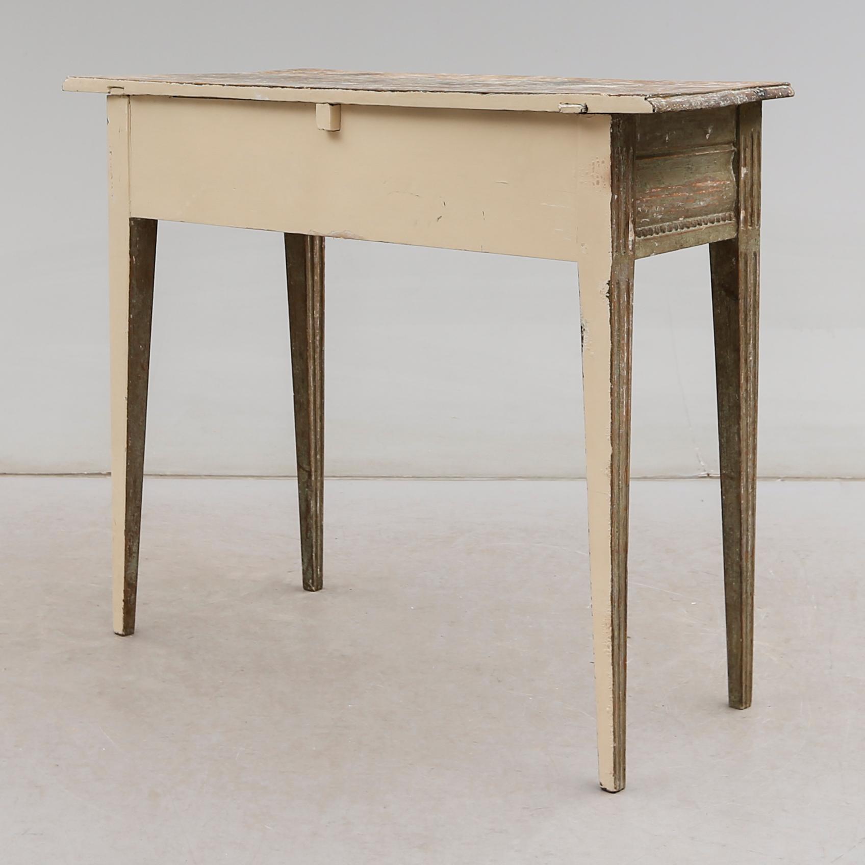 VÄGGBORD, gustavianskt, 1700-talets andra hälft.