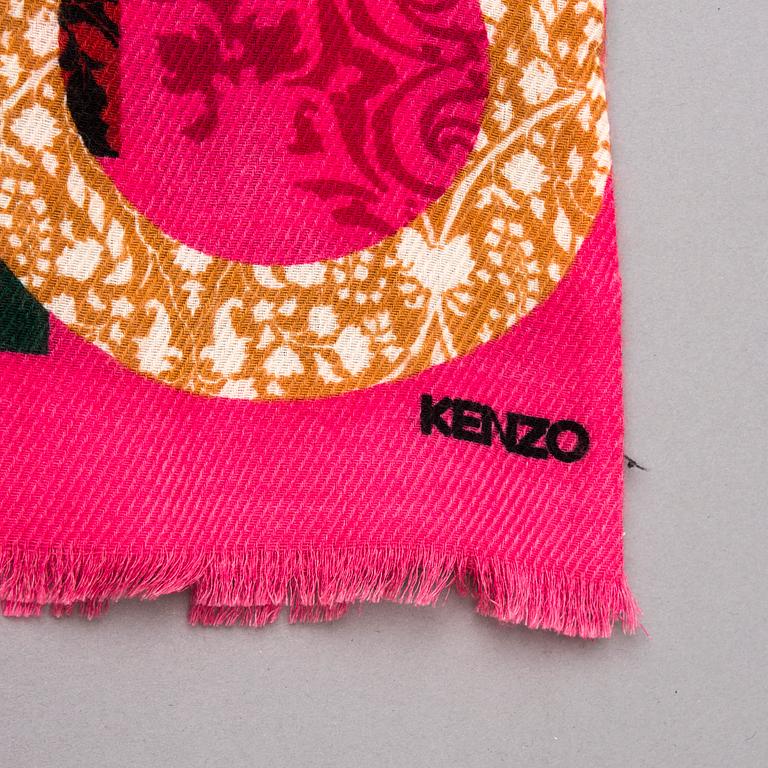 HALSDUKAR, 2 stycken, Kenzo.