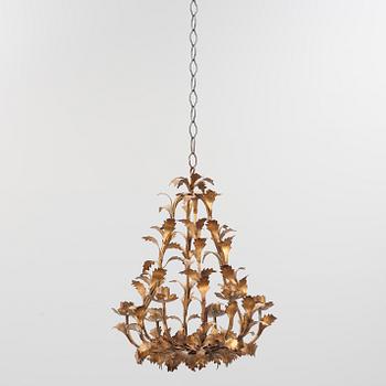 A Rococo style chandelier, second half of the 20th century.