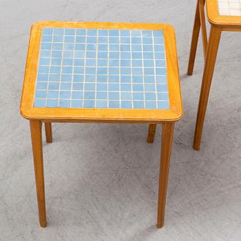 a 1950's three-part table.