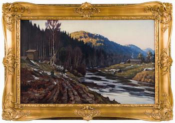 Grigor Auer, Näkymä Impilahdelta (Laatokka).