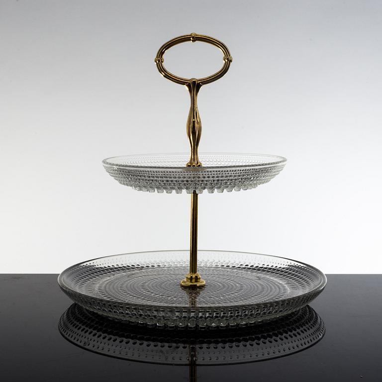 FAT, 10+10 samt KAKFAT, Glas, "Kastehelmi", Oiva Toikka, Iittala.