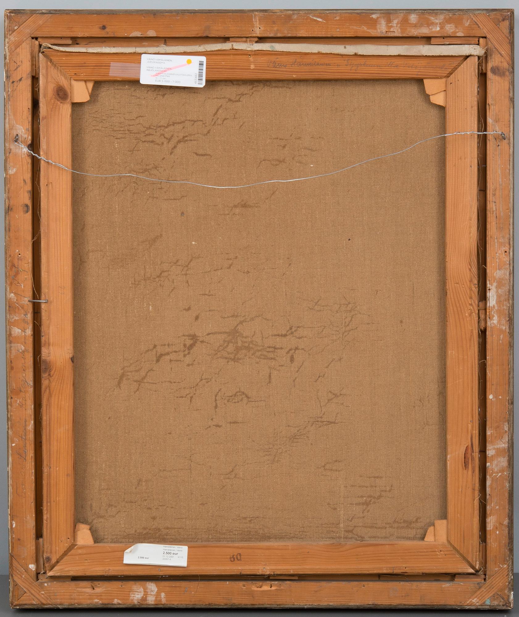 Väinö Hämäläinen, LAKE LANDSCAPE.