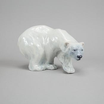 Royal Copenhagen, a 089 porcelain polar bear, Denmark.