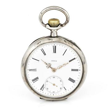 FICKUR, silver, Omega, tot vikt ca 90,8 gram.
