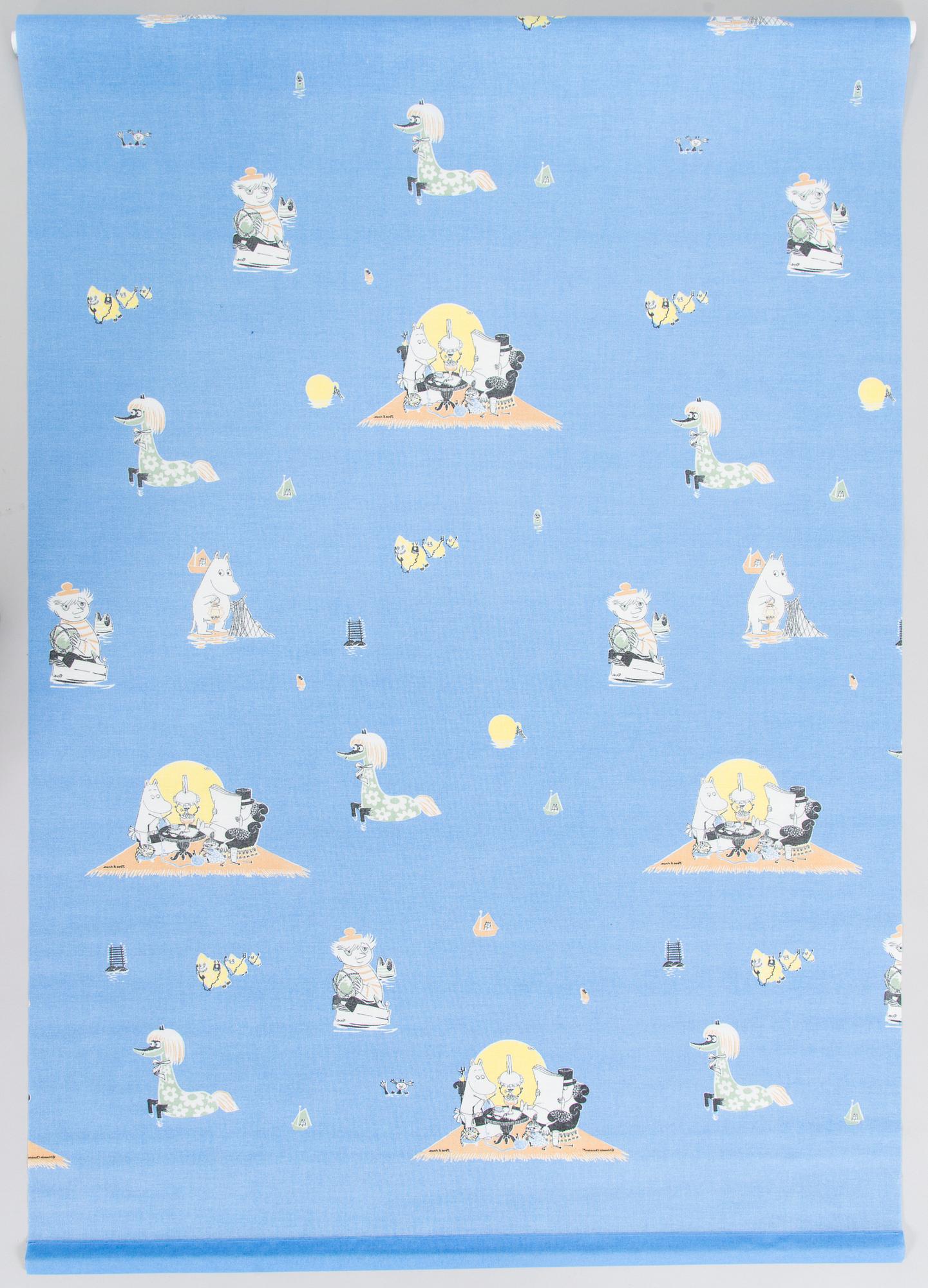 Rullakaihtimet, 3 kpl, "Muumit", valmistaja Pisla Oy 2000-luvun alku.