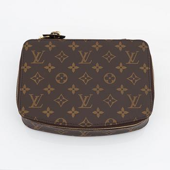 Louis Vuitton, a monogram canvas, jewellery box 'Poche Monte-Carlo'.