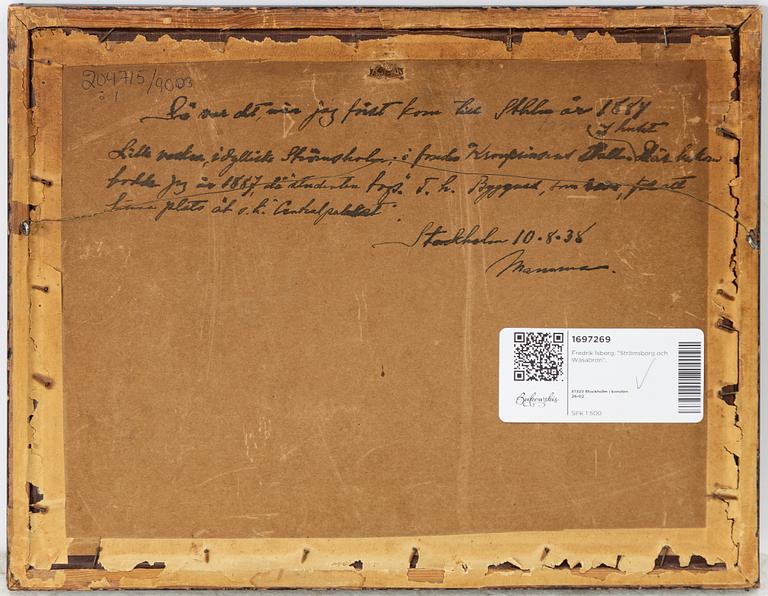 Fredrik Isberg, "Strömsborg and the Wasabron".