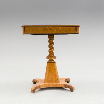 A table, late 1800s.