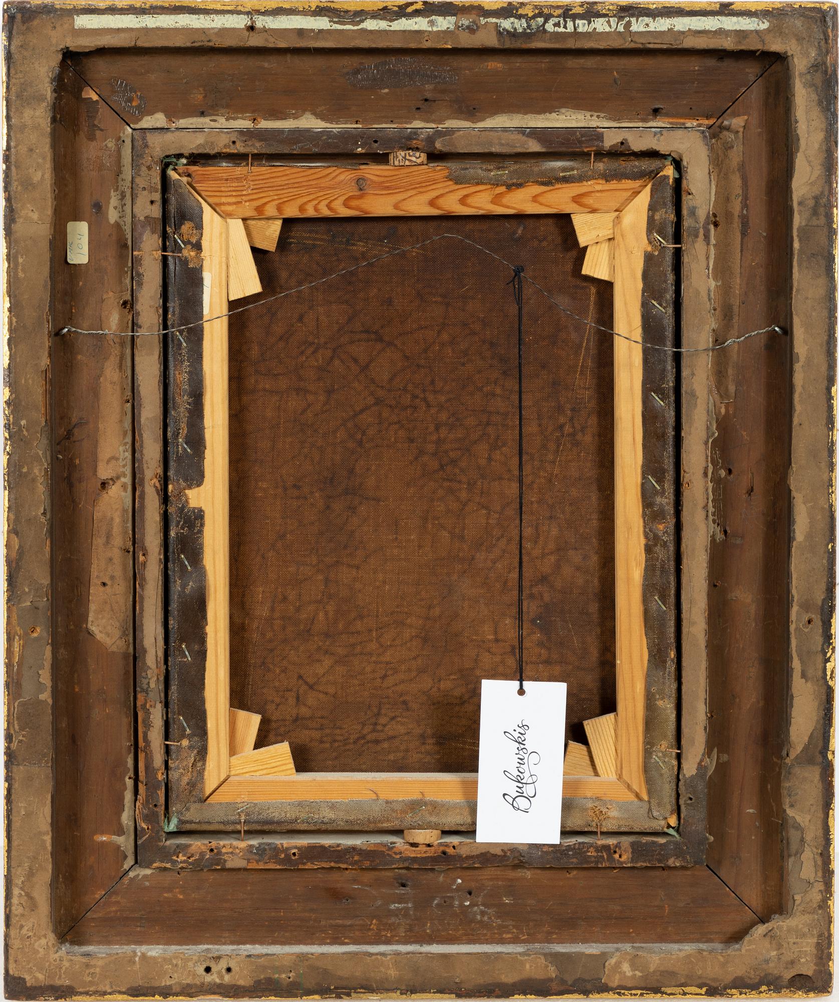 Okänd konstnär, 1800-tal, Flicka med röd sjal.