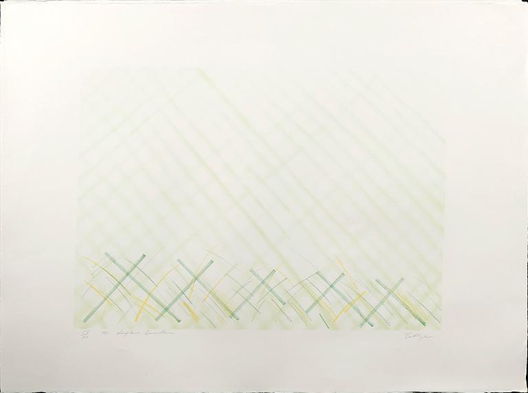 WILLIAM TILLYER, 8 st, färglitografi/etsning, samtliga blad signerade och numrerade 58/90.