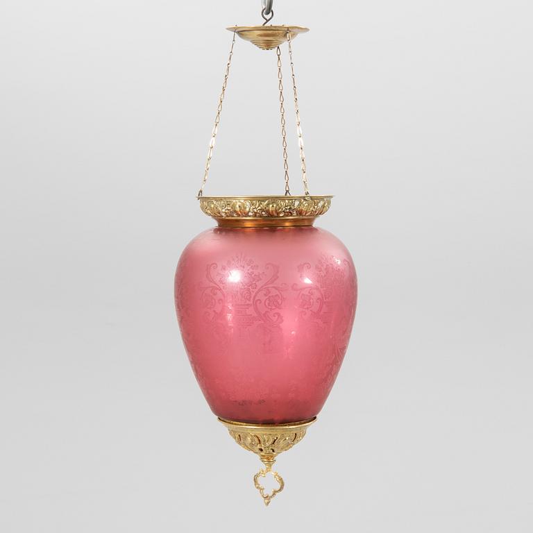 Hanging lamp 20th century.