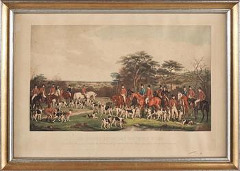 GRAVYR, efter Francis Grant, gravör Frederick Bromley England, 1800-tal.