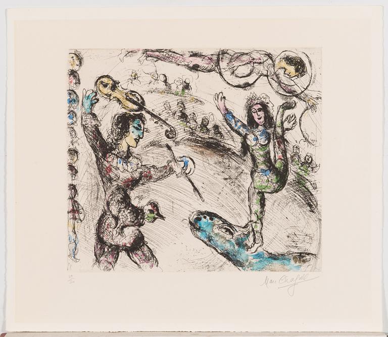 Marc Chagall, 'Acrobate et Violiniste'.