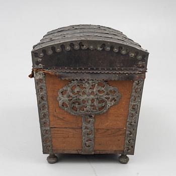 A Swedish baroque chest, circa 1700.